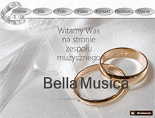 Tablet Screenshot of bellamusica.eu